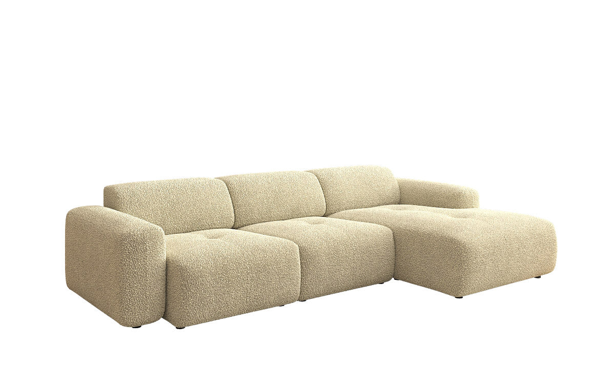 Luxuriöses L-Sofa Calm Bouclé – Modernes Designer-Ecksofa für Ihr Zuhause