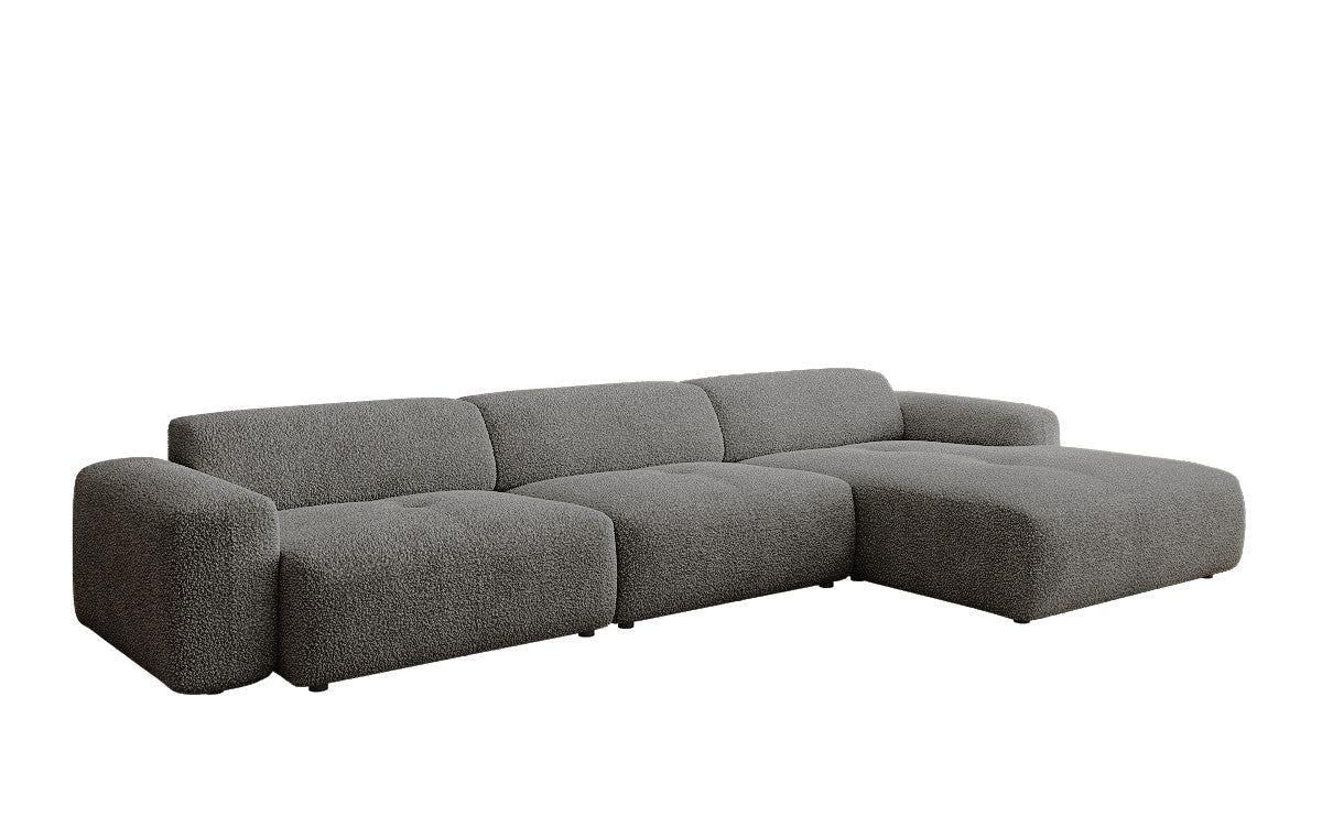 Exklusives Bouclé L-Sofa Calm Maxi: Modernes Designer Ecksofa mit Komfort