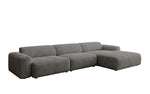 Lade das Bild in den Galerie-Viewer, Exklusives Bouclé L-Sofa Calm Maxi: Modernes Designer Ecksofa mit Komfort