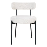 Lade das Bild in den Galerie-Viewer, Luxuriöses 2er Set Siena Bouclé Stühle: Eleganter Designer Esszimmerstuhl in Weiß