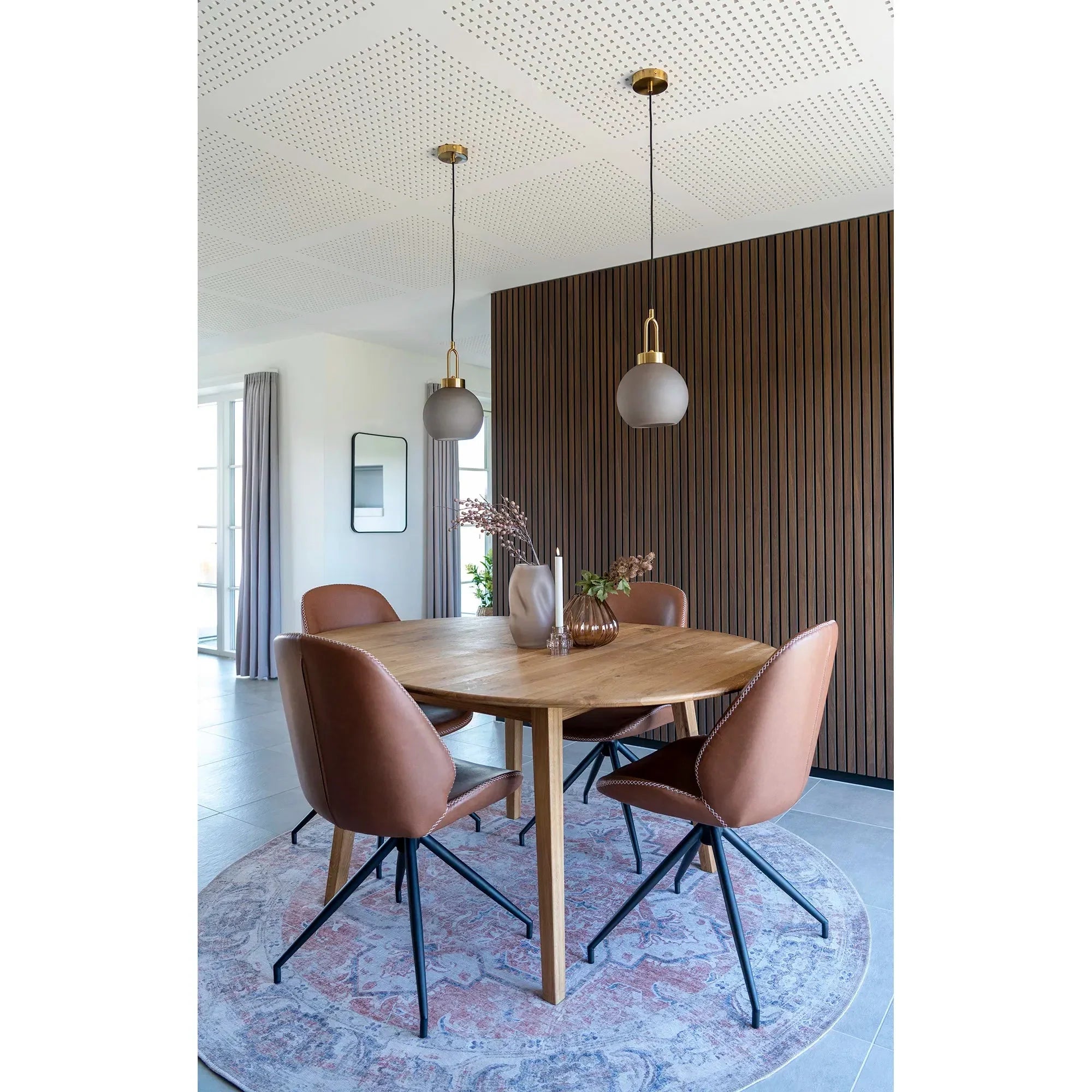 Luxuriöses 2er Set Designer Esszimmerstuhl Lissabon Kunstleder Drehfunktion Modern Elegant Komfortabel