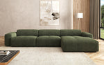 Lade das Bild in den Galerie-Viewer, Exklusives Bouclé L-Sofa Calm Maxi: Modernes Designer Ecksofa mit Komfort