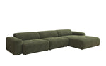 Lade das Bild in den Galerie-Viewer, Exklusives Bouclé L-Sofa Calm Maxi: Modernes Designer Ecksofa mit Komfort