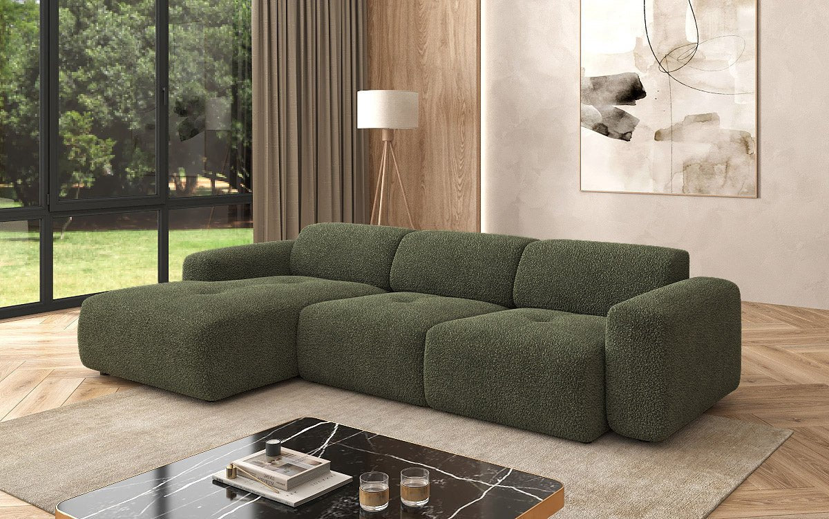 Luxuriöses L-Sofa Calm Bouclé – Modernes Designer-Ecksofa für Ihr Zuhause