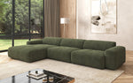 Lade das Bild in den Galerie-Viewer, Exklusives Bouclé L-Sofa Calm Maxi: Modernes Designer Ecksofa mit Komfort