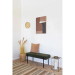 Lade das Bild in den Galerie-Viewer, Elegante Lenny Bouclé Sitzbank mit robusten Metallbeinen für stilvolle Wohnräume