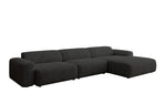 Lade das Bild in den Galerie-Viewer, Exklusives Bouclé L-Sofa Calm Maxi: Modernes Designer Ecksofa mit Komfort