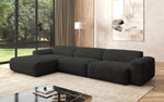 Lade das Bild in den Galerie-Viewer, Exklusives Bouclé L-Sofa Calm Maxi: Modernes Designer Ecksofa mit Komfort