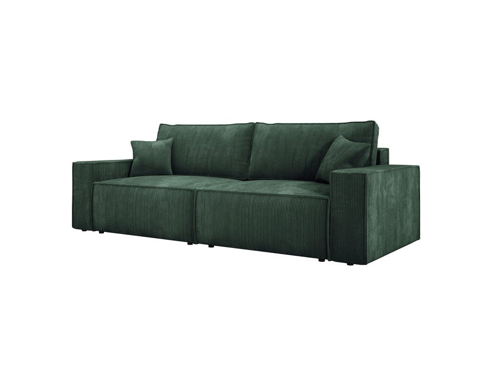 Designer Cord Sofa Velanova: Modernes Schlafsofa mit Klappfunktion für Ihr Wohnzimmer