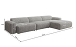 Lade das Bild in den Galerie-Viewer, Exklusives Bouclé L-Sofa Calm Maxi: Modernes Designer Ecksofa mit Komfort