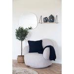 Lade das Bild in den Galerie-Viewer, Tayla Blaue Tagesdecke aus Recycelter Baumwolle, Gemütlicher Sofa- und Bettüberwurf