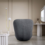 Lade das Bild in den Galerie-Viewer, Eleganter Kyoto Designer Bouclé Sessel mit 360° Drehfunktion – Komfort trifft Stil