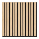 Lade das Bild in den Galerie-Viewer, Hochwertige Akustikpaneele Eiche Naturholz, Schallabsorbierend, 52x52cm, 2er Set für Wand