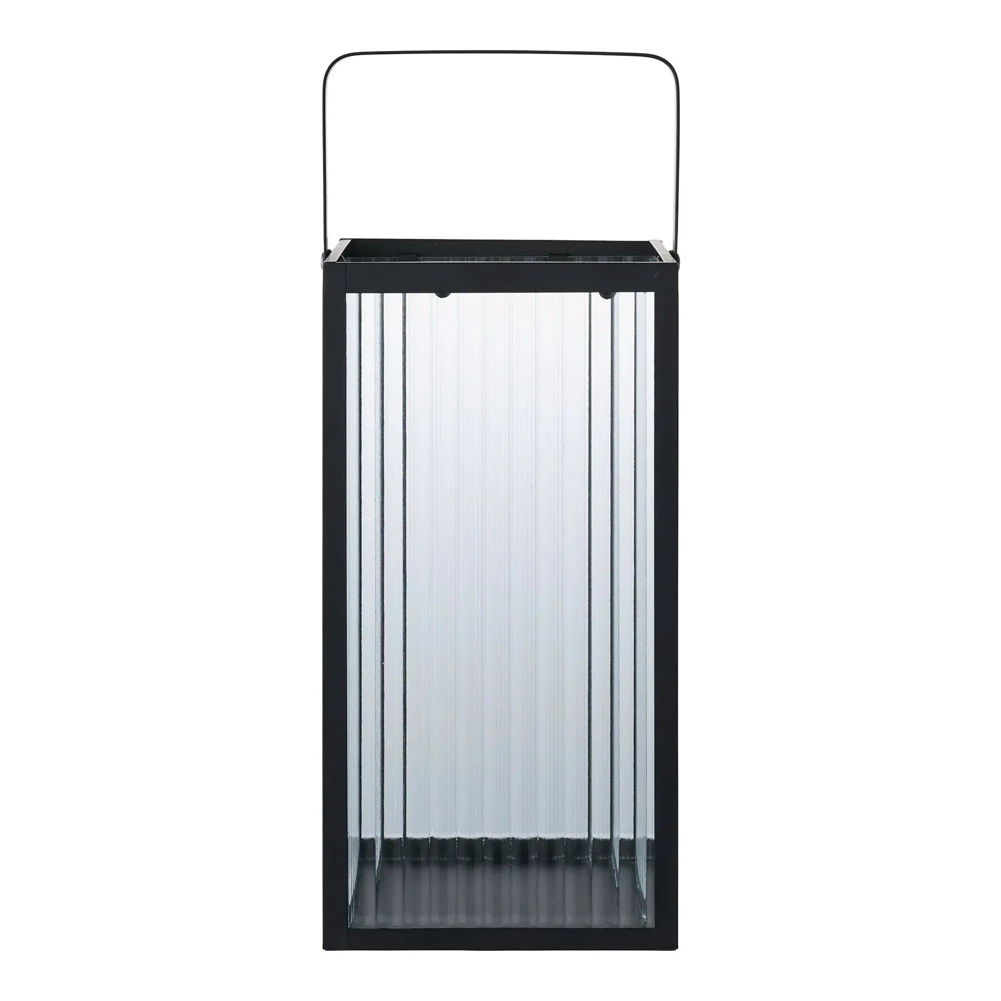 Elegante Valero Metall-Glas Laterne für Garten, Terrasse & Balkon Beleuchtung