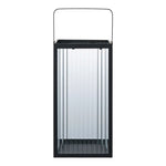 Lade das Bild in den Galerie-Viewer, Elegante Valero Metall-Glas Laterne für Garten, Terrasse & Balkon Beleuchtung