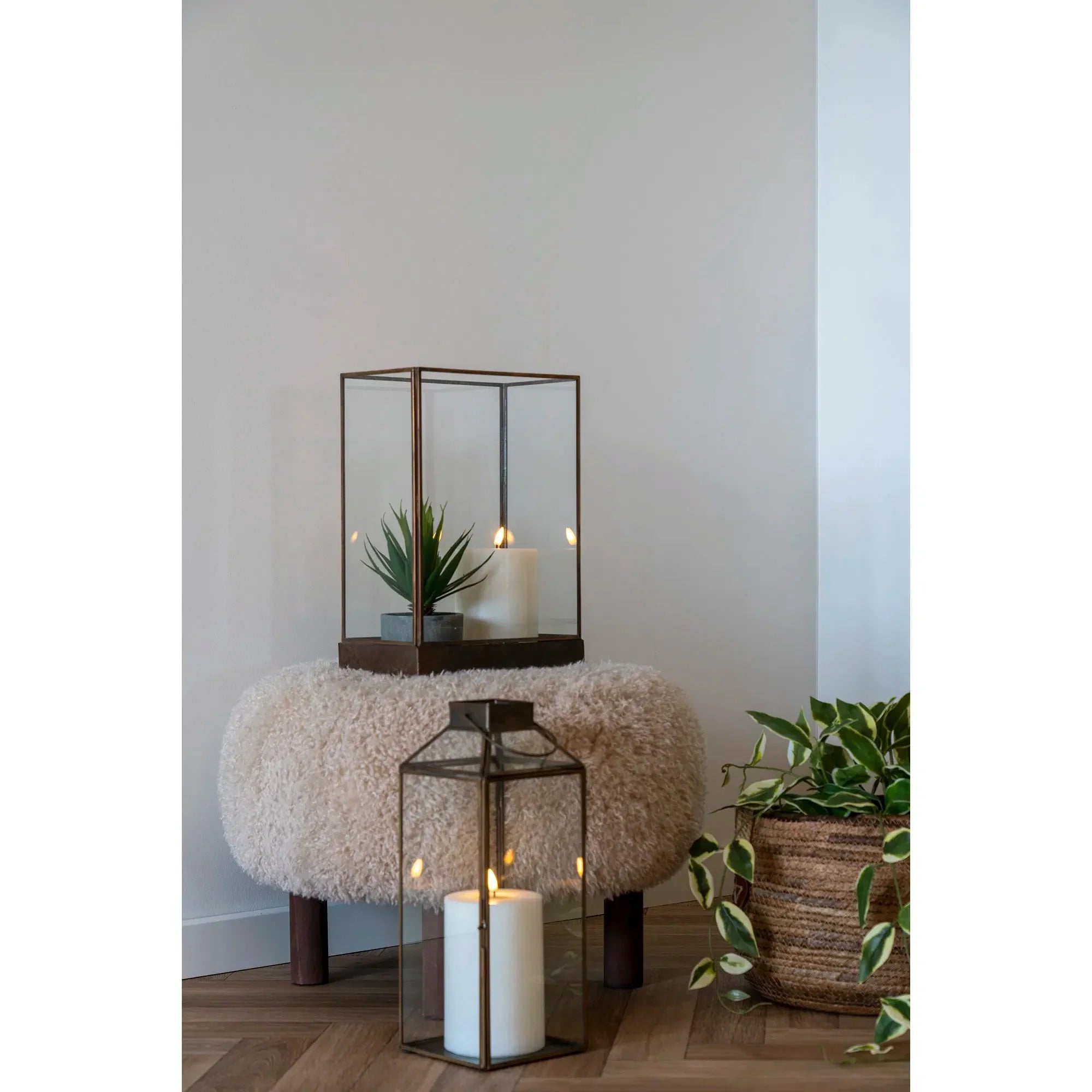 Elegante Mistral Gartenlaterne aus Metall und Glas für stimmungsvolle Abende