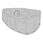 Lade das Bild in den Galerie-Viewer, Veltano™ Gartenset Schutzhülle – Premium Wetterfester Schutz für Lounge-Sofagruppen