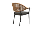 Lade das Bild in den Galerie-Viewer, Luxuriöses 4er Set Gartenstuhl Colien Rope Design für Outdoor-Oasen