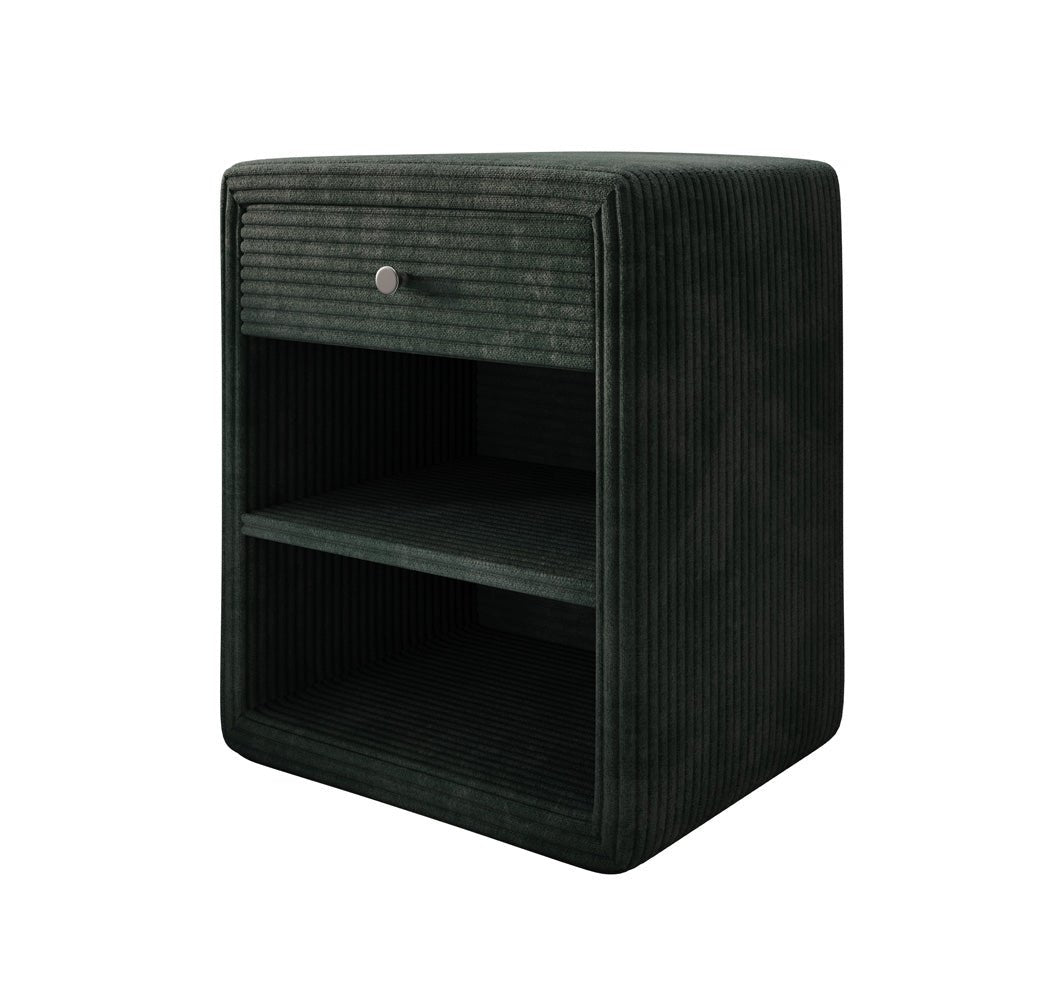 Eleganter Designer Cord-Nachttisch Amy: Stilvolle Nachtkommode mit Stauraum