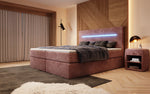Lade das Bild in den Galerie-Viewer, Luxuriöses Boxspringbett Sejour: Komfortabel, mit LED-Beleuchtung & integriertem Stauraum