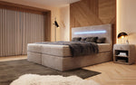 Lade das Bild in den Galerie-Viewer, Luxuriöses Boxspringbett Sejour: Komfortabel, mit LED-Beleuchtung & integriertem Stauraum