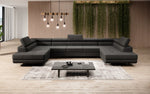 Lade das Bild in den Galerie-Viewer, Luxuriöses Designer Sofa Taormina mit Schlaffunktion, Klappfunktion & Stauraum in Bouclé