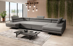 Lade das Bild in den Galerie-Viewer, Luxuriöses Designer Sofa Taormina mit Schlaffunktion, Klappfunktion & Stauraum in Bouclé
