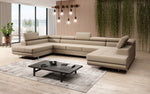 Lade das Bild in den Galerie-Viewer, Luxuriöses Designer Sofa Taormina mit Schlaffunktion, Klappfunktion & Stauraum in Bouclé