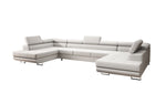 Lade das Bild in den Galerie-Viewer, Luxuriöses Designer Sofa Taormina mit Schlaffunktion, Klappfunktion & Stauraum in Bouclé