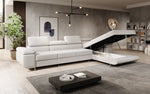 Lade das Bild in den Galerie-Viewer, Elegantes Calvera Maxi Bouclé Ecksofa mit Schlaf- und Stauraumfunktion