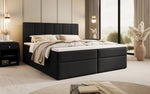 Lade das Bild in den Galerie-Viewer, Luxuriöses Boxspringbett Aurelia Stoffbett mit Integriertem Stauraum für Schlafzimmer