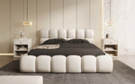 Lade das Bild in den Galerie-Viewer, Designer Polsterbett Boston Stoff - Luxuriöses Komfortbett mit Großem Stauraum