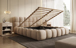 Lade das Bild in den Galerie-Viewer, Boston Samt Designer Polsterbett mit Stauraum – Luxus & Komfort