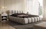 Lade das Bild in den Galerie-Viewer, Designer Polsterbett Boston Stoff - Luxuriöses Komfortbett mit Großem Stauraum
