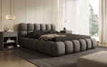 Lade das Bild in den Galerie-Viewer, Designer Polsterbett Boston Stoff - Luxuriöses Komfortbett mit Großem Stauraum
