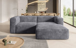 Lade das Bild in den Galerie-Viewer, Komfortables Ecksofa Comfy L Mini aus Cord: Modern, Gemütlich, Vielseitig