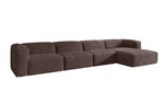 Lade das Bild in den Galerie-Viewer, Luxuriöses Comfy L Maxi Cord Ecksofa: Schlaffunktion, Stauraum, Stilvoller Komfort