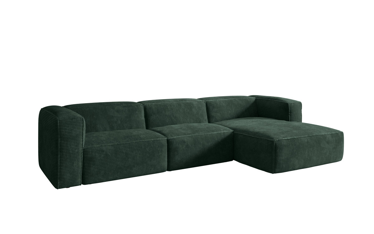 Luxuriöses Designer Cord Ecksofa Comfy L – Modern, Gemütlich, Vielseitig Wohnzimmer