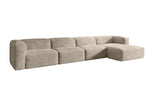 Lade das Bild in den Galerie-Viewer, Luxuriöses Comfy L Maxi Cord Ecksofa: Schlaffunktion, Stauraum, Stilvoller Komfort