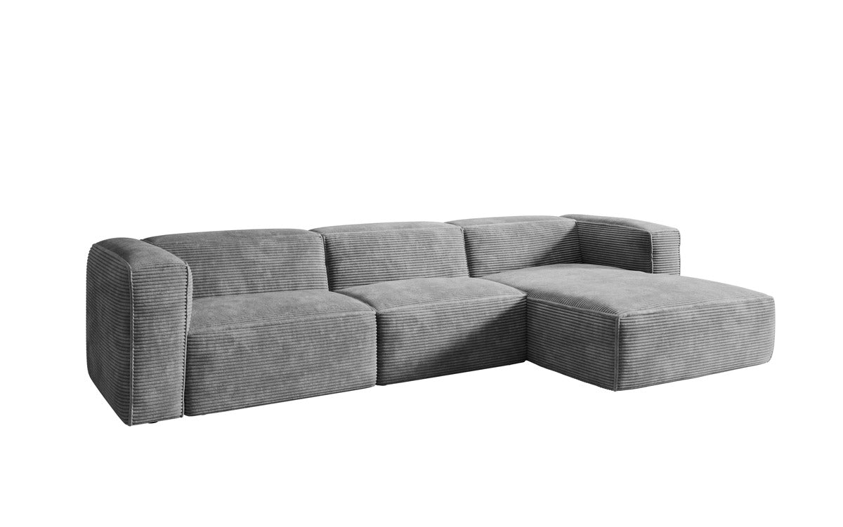 Luxuriöses Designer Cord Ecksofa Comfy L – Modern, Gemütlich, Vielseitig Wohnzimmer