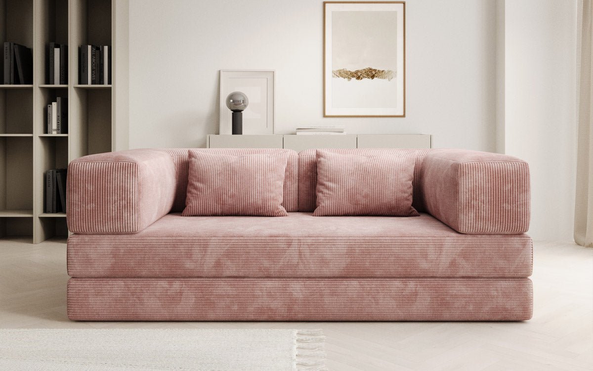 Luxuriöses Designer Cord Sofa 3-Sitzer – Komfort, Stil und Stauraum vereint