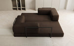 Lade das Bild in den Galerie-Viewer, Luxuriöses Designer Lazy 3-Sitzer Schlafsofa mit Stauraum in Bouclé