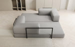 Lade das Bild in den Galerie-Viewer, Luxuriöses Designer Lazy 3-Sitzer Schlafsofa mit Stauraum in Bouclé
