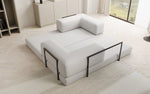 Lade das Bild in den Galerie-Viewer, Luxuriöses Designer Lazy 3-Sitzer Schlafsofa mit Stauraum in Bouclé