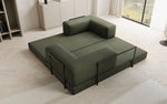 Lade das Bild in den Galerie-Viewer, Luxuriöses Designer Lazy 3-Sitzer Schlafsofa mit Stauraum in Bouclé