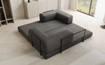Lade das Bild in den Galerie-Viewer, Luxuriöses Designer Lazy 3-Sitzer Schlafsofa mit Stauraum in Bouclé