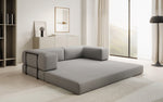 Lade das Bild in den Galerie-Viewer, Luxuriöses Designer Lazy 3-Sitzer Schlafsofa mit Stauraum in Bouclé