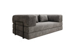 Lade das Bild in den Galerie-Viewer, Elegantes, Modernes 3-Sitzer Cordsofa Lazy: Komfort, Schlaffunktion & Praktischer Stauraum