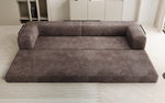 Lade das Bild in den Galerie-Viewer, Designer XXL Cord Sofa 3-Sitzer mit Schlaffunktion und Stauraum – Modern & Gemütlich