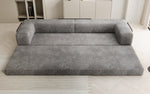 Lade das Bild in den Galerie-Viewer, Designer XXL Cord Sofa 3-Sitzer mit Schlaffunktion und Stauraum – Modern & Gemütlich